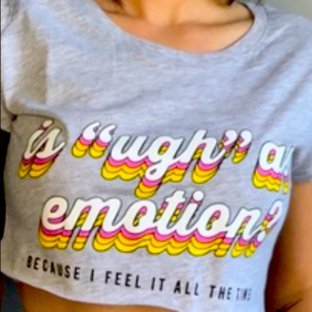 Wound Up Grey “UGH” T-Shirt, Large